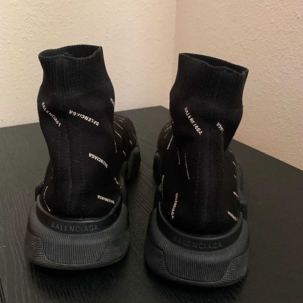 Balenciaga Men's Black Sock Sneakers - Picture 2 of 2